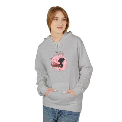 Hoodie — Pink Rose Watercolor Quote Pullover