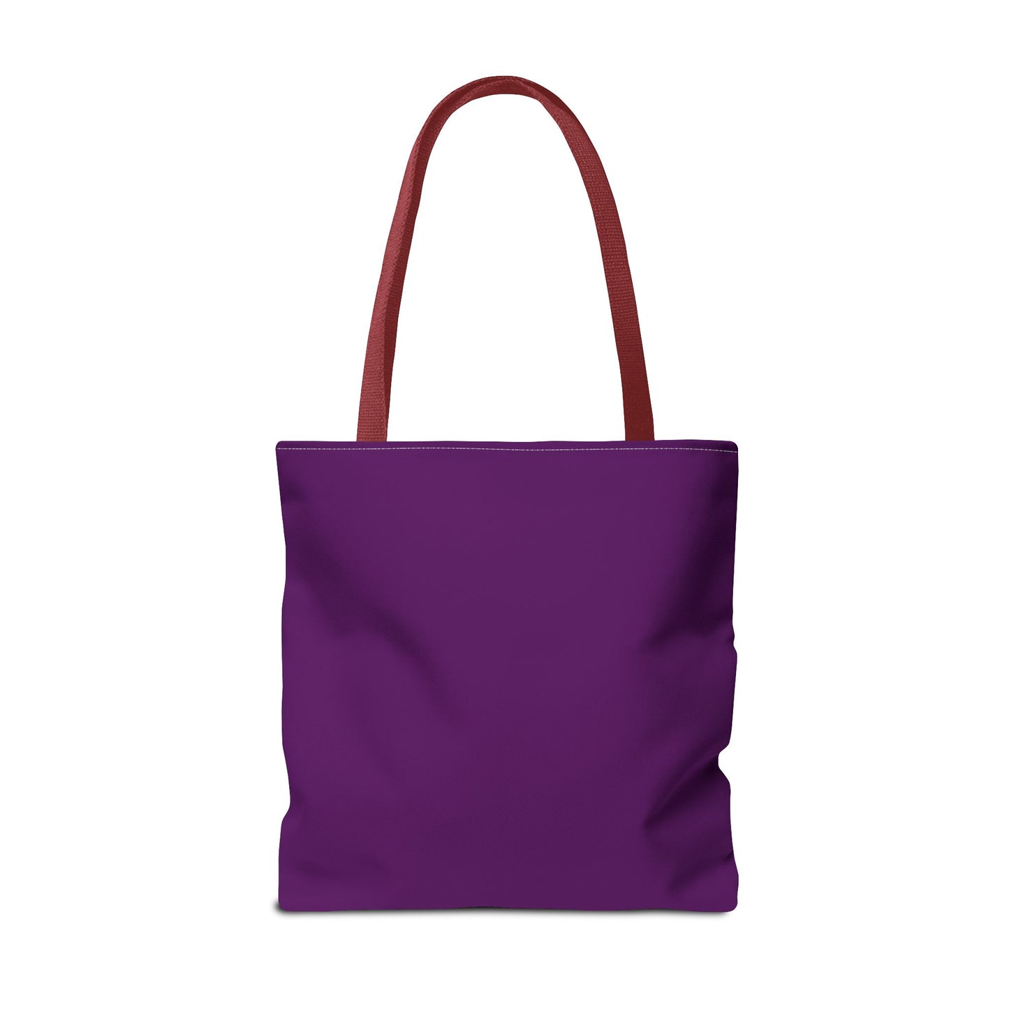 Tote Bag — Purple Silent Healing Floral Ribbon Design