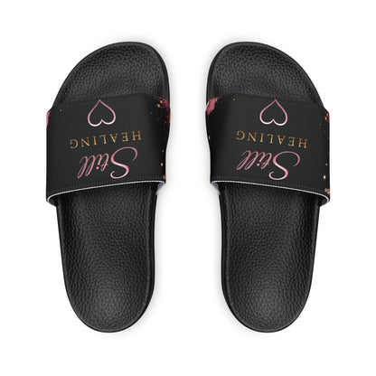 Floral Night Slide Sandals — Women's Removable-Strap Summer Slides