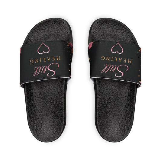 Floral Night Slide Sandals — Women's Removable-Strap Summer Slides